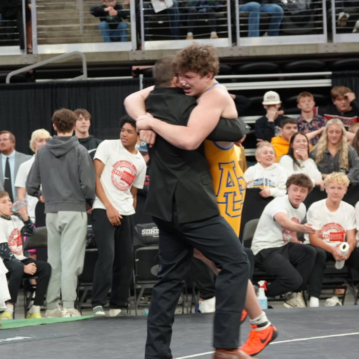 AberdeenCHS's tweet photo. STATE CHAMP!!🏆🥇 Owen Ward springs the upset in overtime to win the STATE CHAMPIONSHIP!!!  Congrats Owen!! We are so proud of you! Way to SOAR! https://t.co/Ej0GWag83d