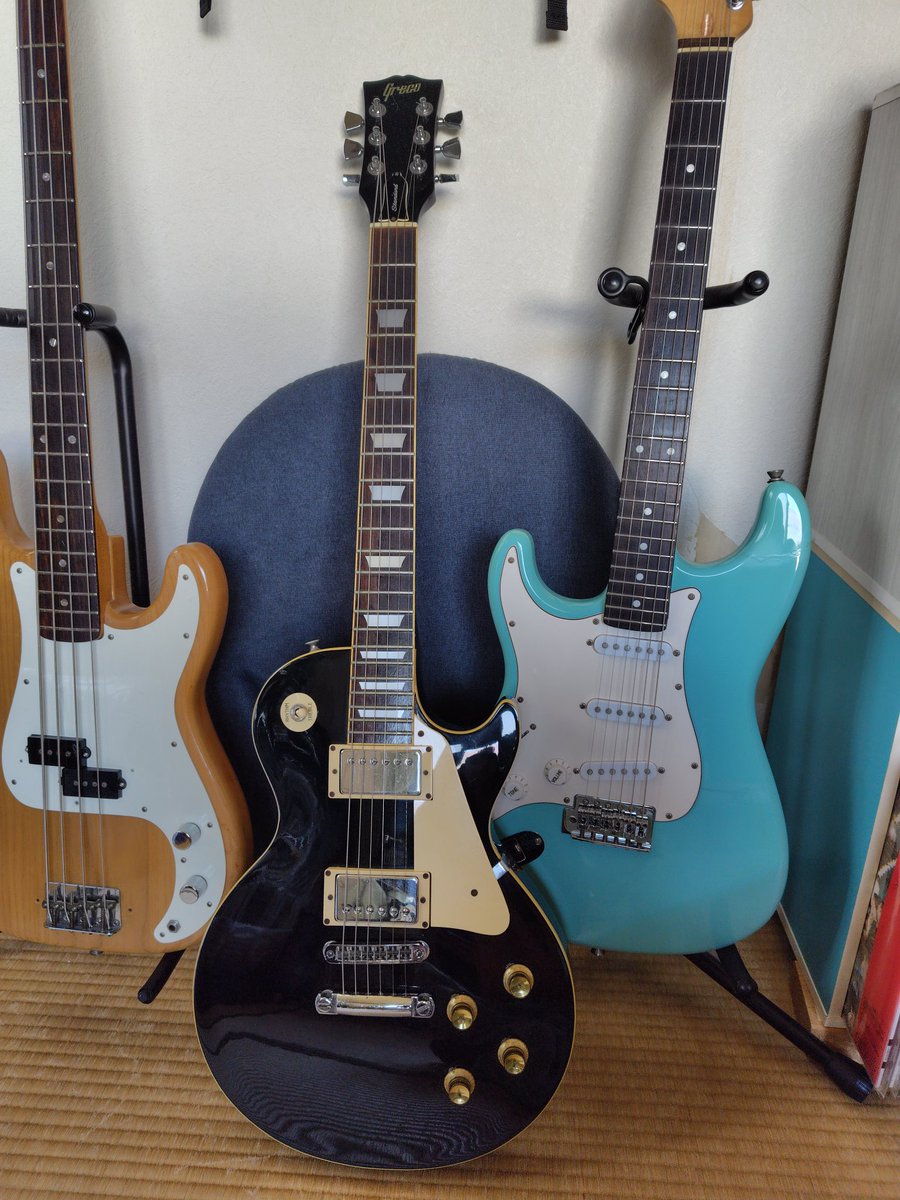 アビサポ音楽部 #ギター #レスポール #グレコ 某アビサポさんから