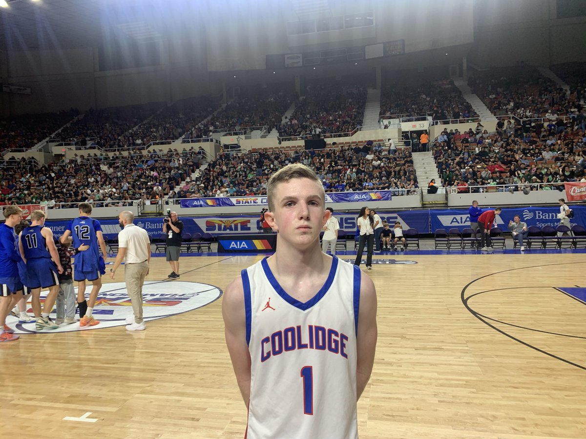 GreggRosenberg1's tweet photo. (Forgot to post) 
Coolidge wins it 62-48 led by ‘29 Turner Armstrong w 22/6asts &amp; Dees bros both had double-doubles. @PrepHoopsAZ https://t.co/XlqMIebdJx