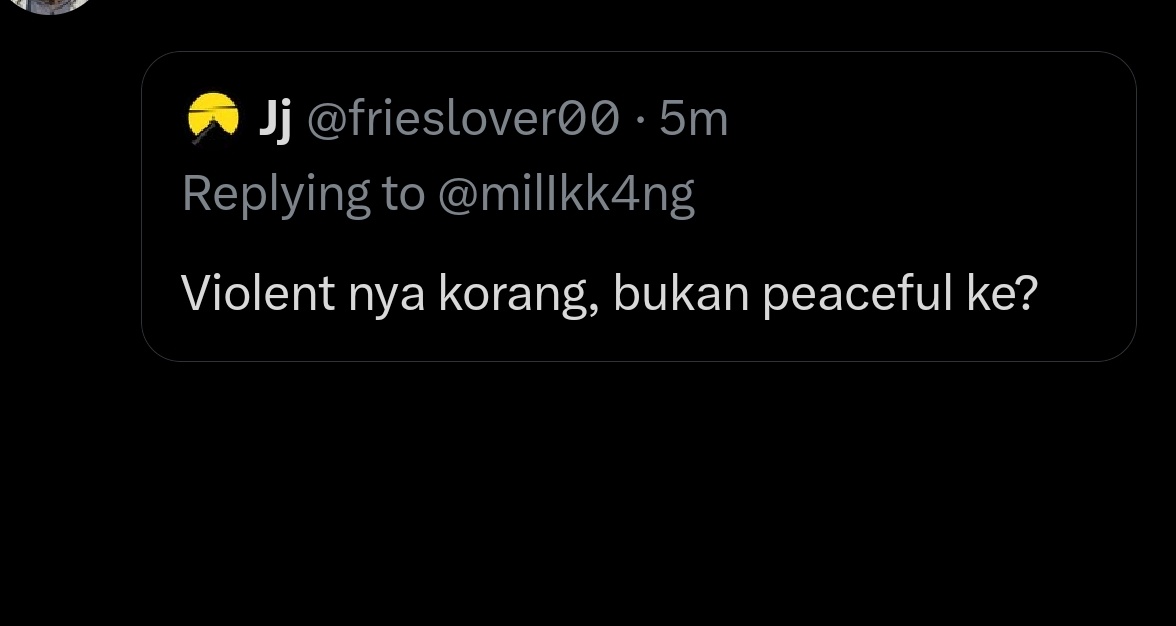 Islam itu asalnya 'aslama'; tunduk &amp; patuh pada Allah. Kedamaian bukan bermaksud pasif bila agama dihina. Sejarah mencatatkan ketegasan Umar Al-Khattab terhadap mereka yg mencabar maruah Islam kerana bagi kami, kebenaran itu mengatasi segalanya. Kami bukan 'peaceful' yg lemah.