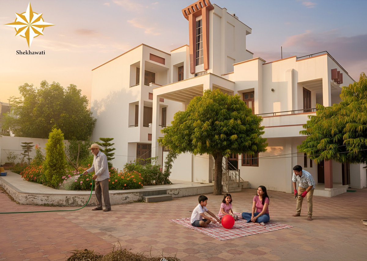ShekhawatiProp1's tweet photo. Where there is family, there is love, and where there is love, there is home.”
Happy Sunday Morning 😊😊
https://t.co/I6ucJENZ7d
 
#Farmhouse_for_sale #Farmlands #Luxury #Family_time #DreamHome #FarmhouseStyle #RealEstateIndia #SundayVibes
#RealEstate
#Realtor
#Gold https://t.co/Y8KG2h8wUc