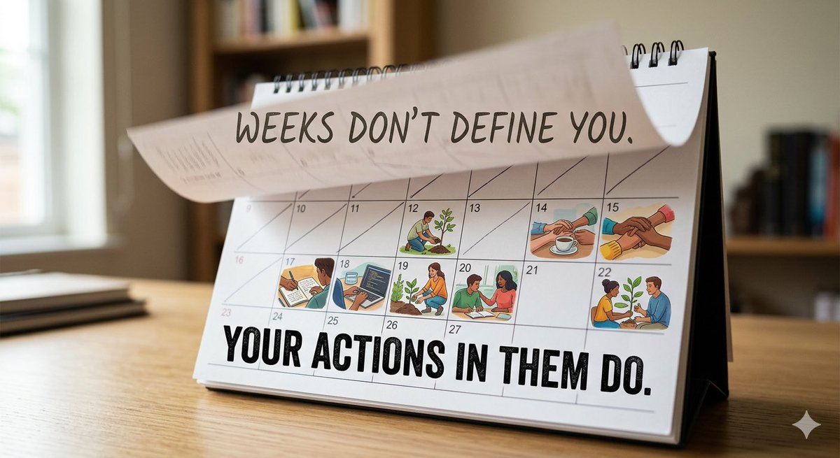 Supermanzid's tweet photo. Weeks don’t define you.
Your actions in them do.

#EveningReflection #Discipline #WeeklyCheck https://t.co/YeVyqZ3Ftj