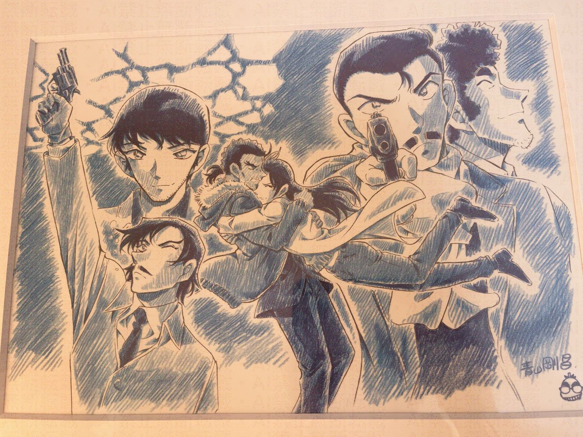 名探偵コナン 隻眼の残像』の複製原画が届いた！