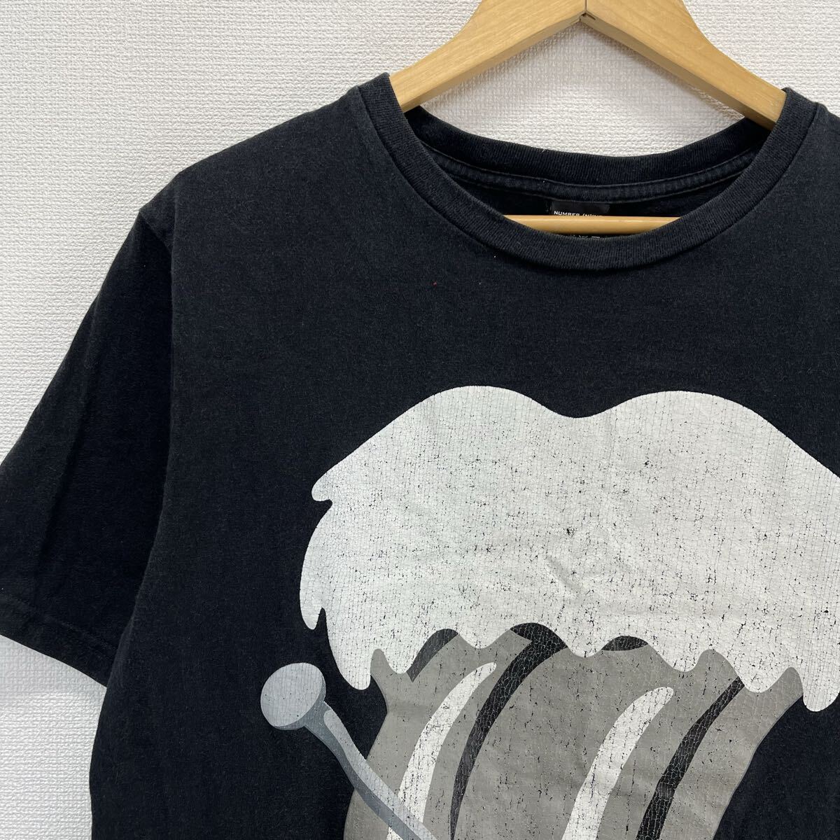 NUMBER(N)INE 12AW カート期 復刻デザイン ベロTシャツ SIZE 3 