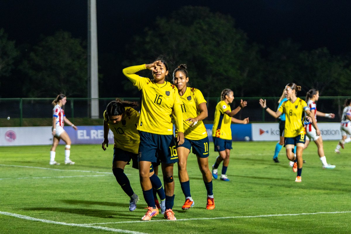 Reconocimiento al Sudamericano #Sub20Fem HISTÓRICO de Ecuador:

➜ 5 victorias
➜ 2 empates
➜ 2 derrotas
➜ 23 goles anotados
➜ 9 goles recibidos
➜ Subcampeonas
➜ 1° clasificación al Mundial de la categoría

Se ve lindo el futuro que está por llegar a La Tri. 👏🇪🇨