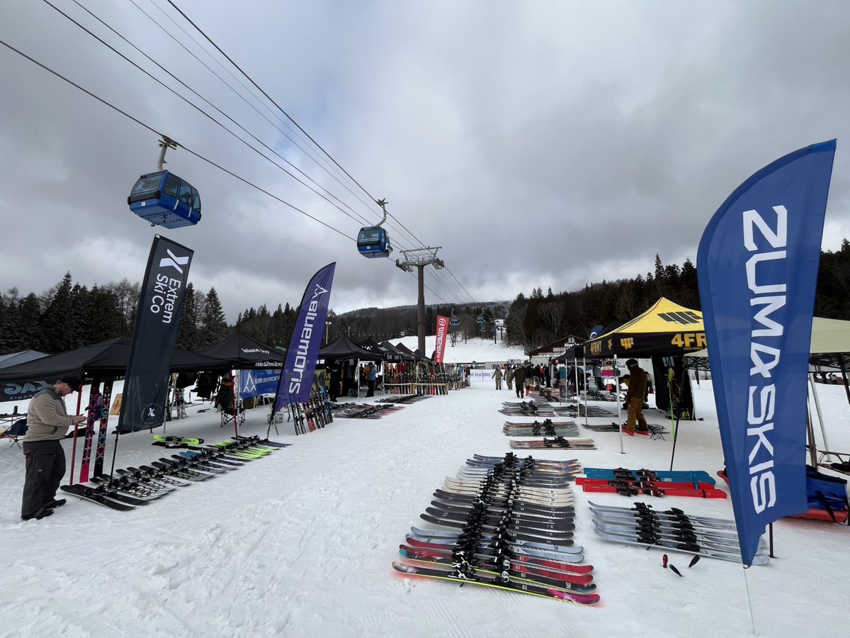 今日も妙高杉ノ原スキー場にてドリームゲートさん主催の試乗会です⛷️

#zumaskis #swallowski #妙高杉ノ原スキー場 #試乗会 #ski