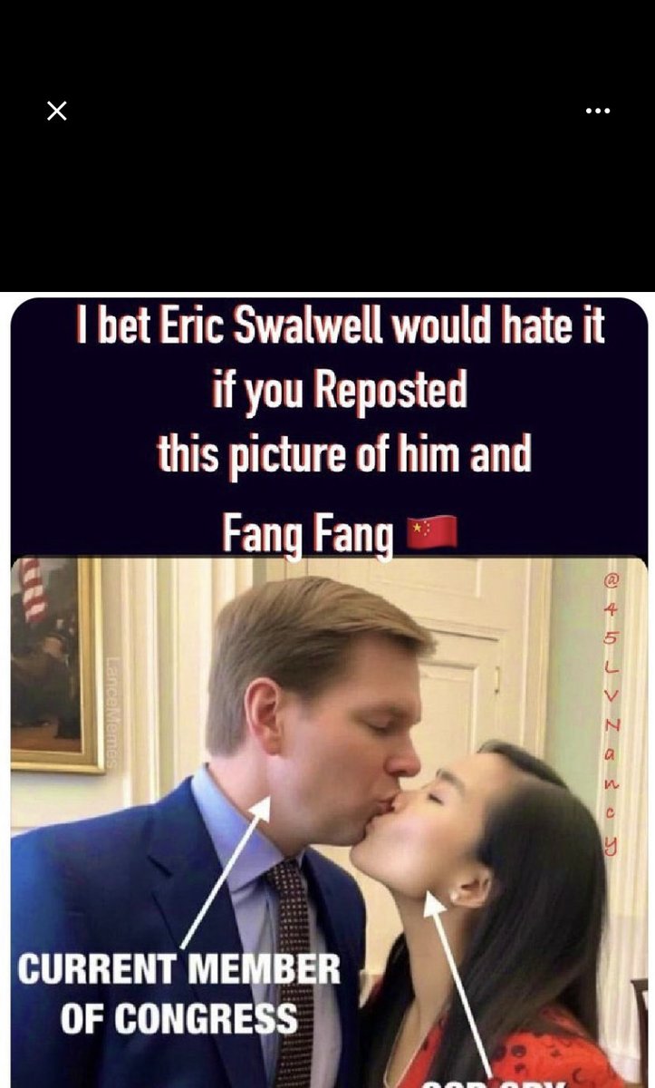 JohnMuseus's tweet photo. @RepSwalwell Bro bangs spies by our biggest advisories and now is the moral authority? https://t.co/rV2RtF5mlx