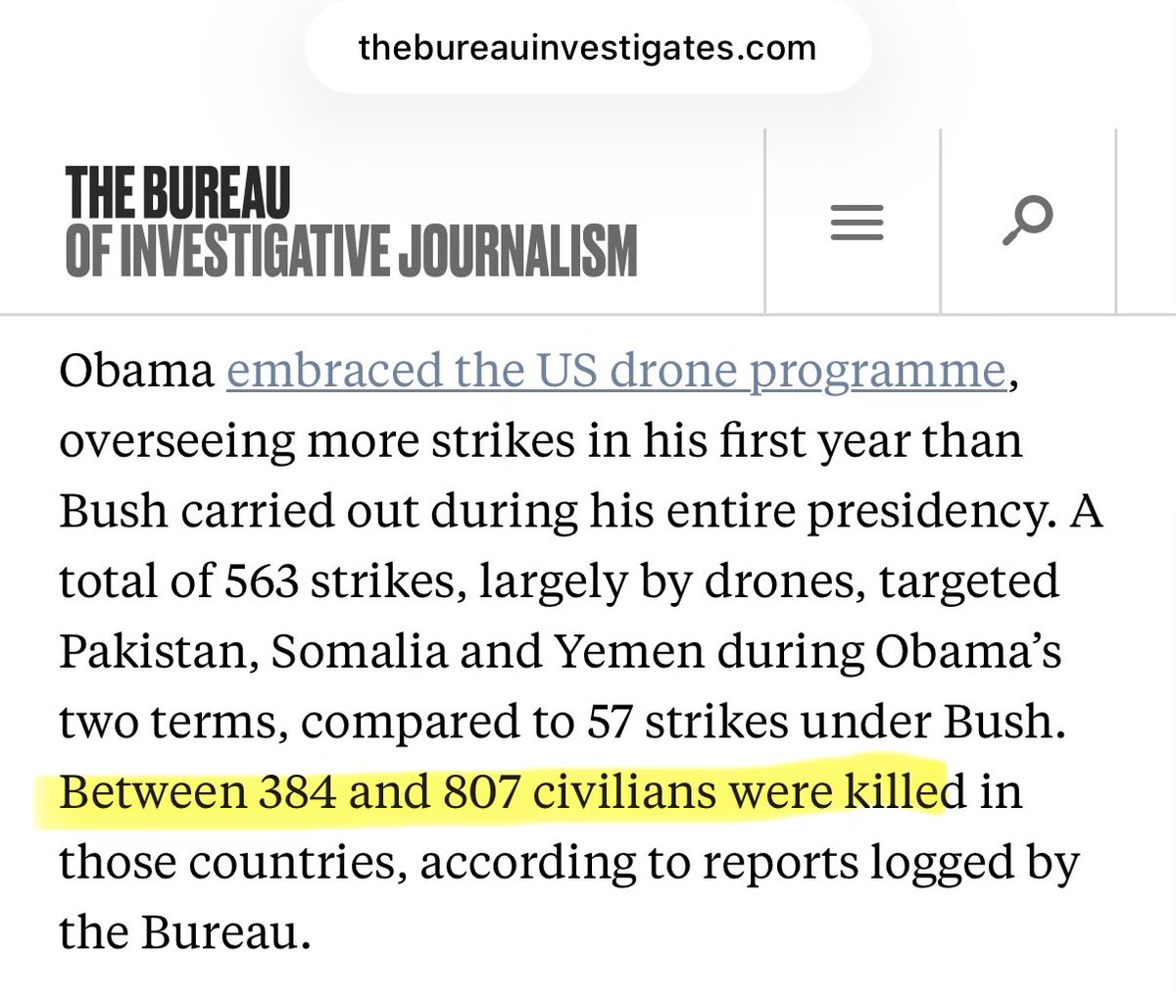 UnconvincedAnt's tweet photo. @hookskat @Maddytx76 That’s an unfortunate side-effect of necessary military action.

No planning? Where are you getting this information? 🤦‍♂️

What about Obama strikes? In just his first year he carried out 563 strikes resulting in hundreds of civilian casualties. Was there planning or approval then? https://t.co/dnQAAIL3Dl