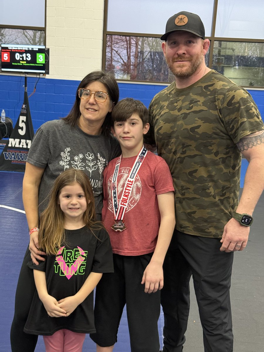 This guy won his third state medal today.  Youth state tournaments aren’t necessarily the ultimate measuring stick, but the dude works hard, wears emotions on his sleeve and competes with grit.  Glad he was rewarded.