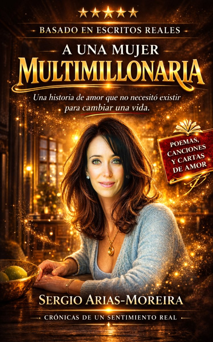 S_AriasMoreira's tweet photo. «A UNA MUJER MULTIMILLONARIA», mi último libro en formato ebook ya está a la venta en Amazon: https://t.co/QfvkxFvgjc. Muy pronto también estará en el formato `Tapa blanda´. Les invito a visitar mi sitio allí. Un gran abrazo. #multimillonaria #amor #romance #poesia #musica #canciones