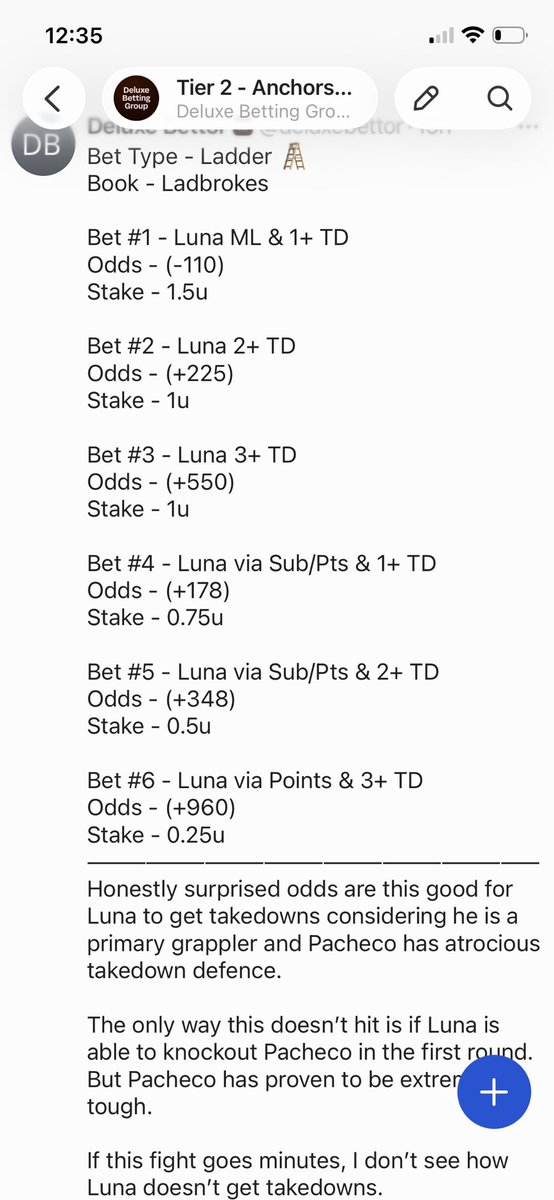 Deluxe Bettor tweet media