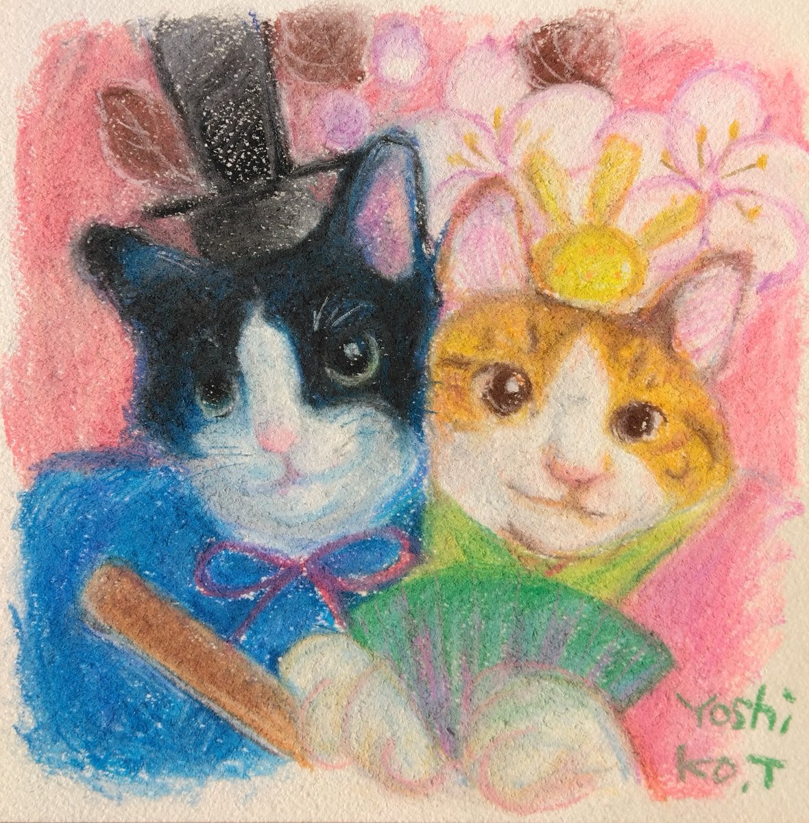 ＼ 本日より開催！ ／

Webグループ展
＜ひな祭り＞展

＜作品紹介＞
作品名：仲良し小好し
作家名：Yoshiko.T

会場・作品はこちら→nihonbashiart.jp/group/20260301…

会期：2026.03.01～03.15

#芸術の輪 #現代作家の環 #美術ネットワーク #artilljp #illustshare