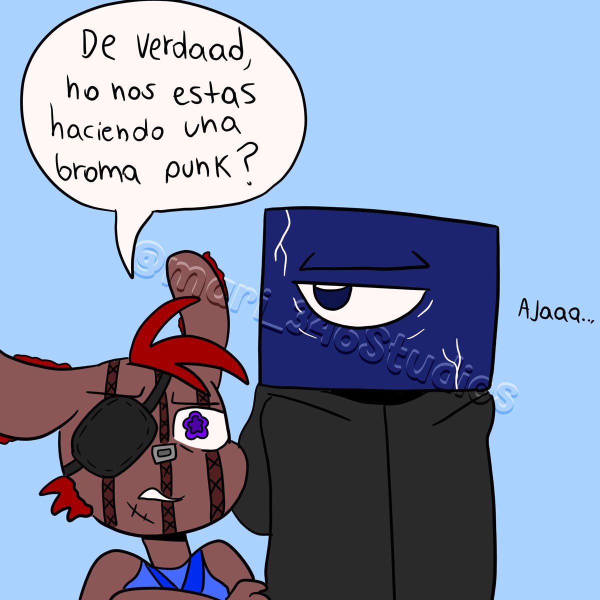 Frame_by_Mari's tweet photo. Comic de hoy 
#ButcherBraids #PoppyPlaytimeChapter5 #PoppyPlaytime https://t.co/mQnRYjcouJ
