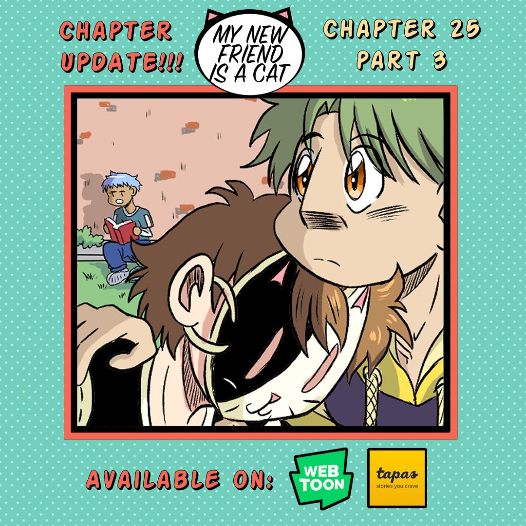BRose_108's tweet photo. ๐ฎ๐ฎ๐ฎ๐ฎ๐ฎ After 84 years, Chapter 24, Part 3 of "My New Friend is a Cat" is finally up!!!! Read it now on Webtoons: https://t.co/UEDZNOQFze
#mynewfriendisacat #MNFIAC #anime #AnimeArt #manga #webtoon #webcomic https://t.co/6IH9tUwitH