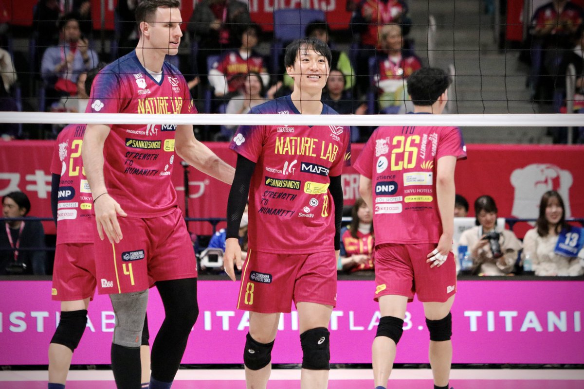 コートインはまた格別に嬉しい #東京グレートベアーズ #柳田将洋 選手