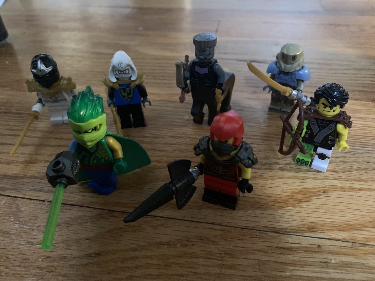 Derek4Real86's tweet photo. Dear @LEGO_Group my son is not allowing me to go another day without tweeting his show idea….the #Ninjago team finds mysterious gems that transform them into new versions of themselves. @netflix 

(Oh and he wants to star in the show). https://t.co/LJ7NAClvB7