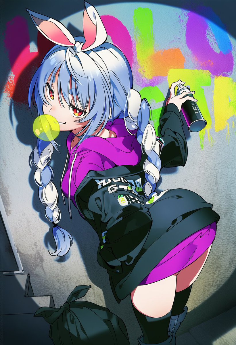 ホロGTA、ミリモンの悪戯兎！
#兎田ぺこら