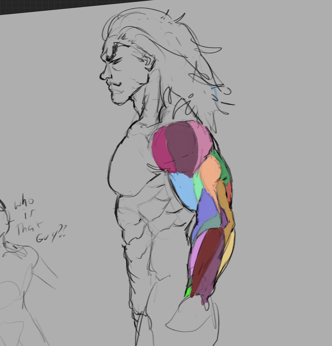 Gn here’s yujiro, anatomy so peak 

#baki #anatomy