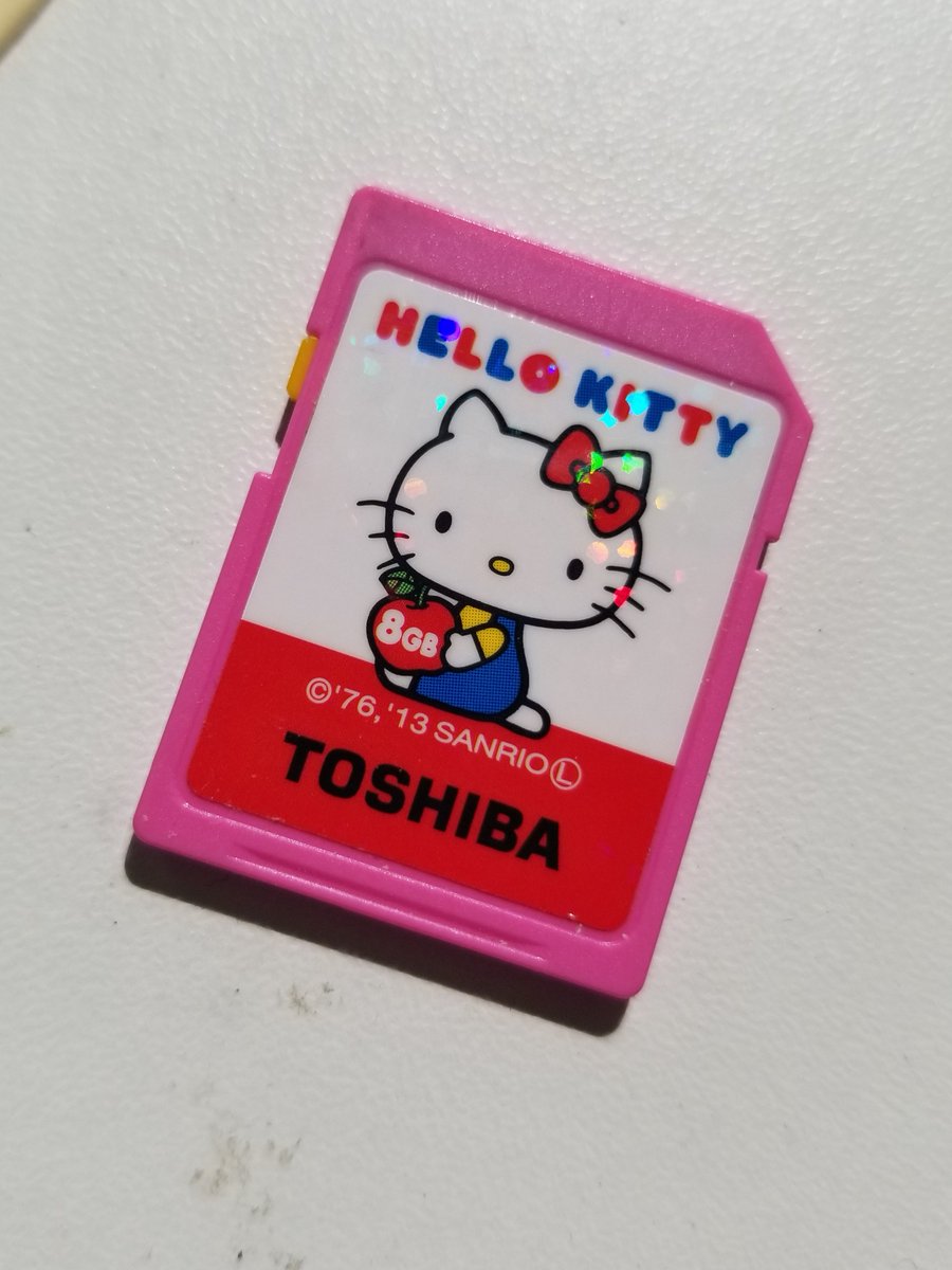 ここまでかわいいSDカードもなかなか無いのでは感あります