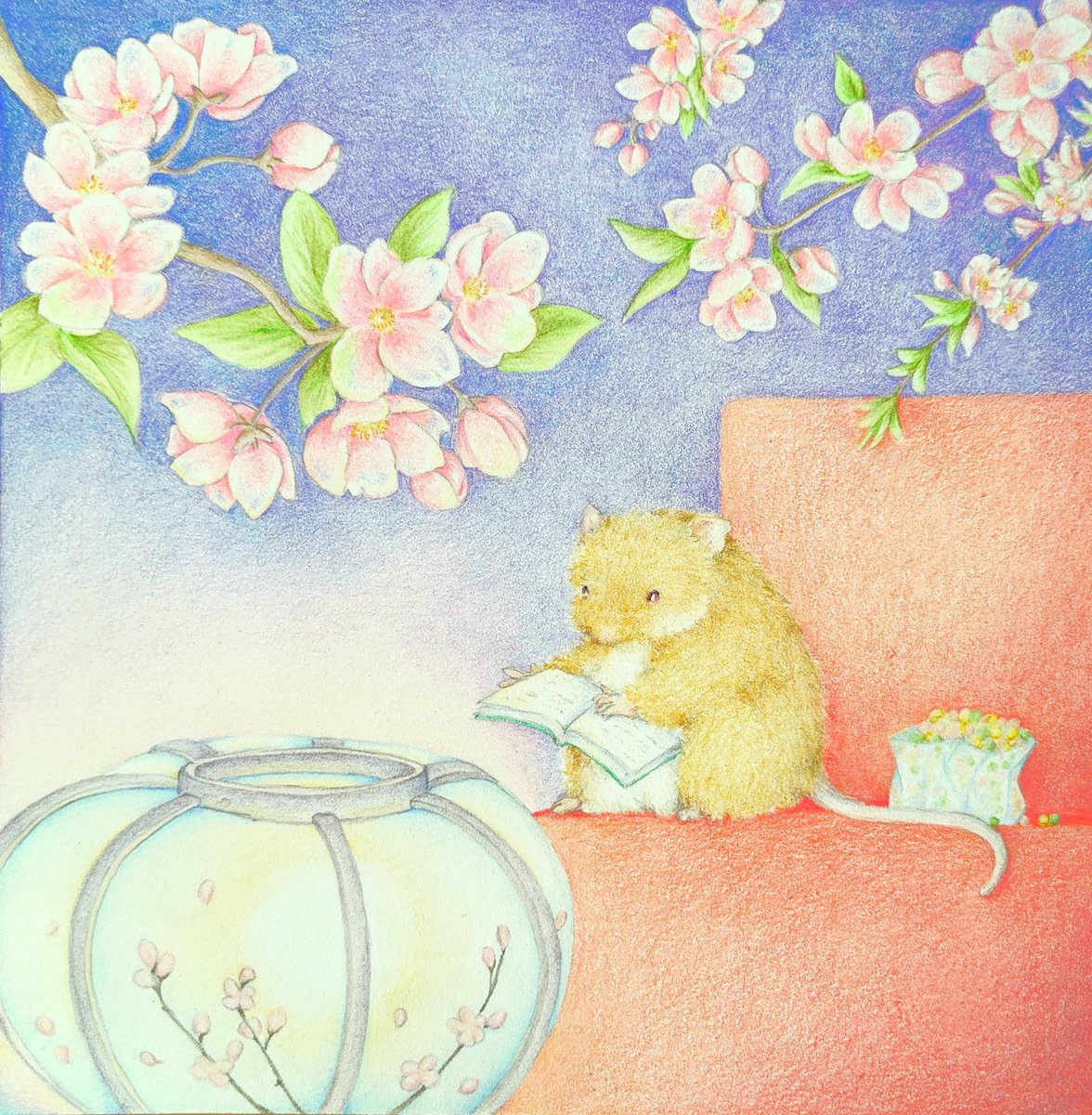 ＼ 開催中！ ／

Webグループ展
＜ひな祭り＞展

＜作品紹介＞
作品名：ぼんぼりの灯りで読書
作家名：uri

会場・作品はこちら→nihonbashiart.jp/group/20260301…

会期：2026.03.01～03.15

#芸術の輪 #現代作家の環 #美術ネットワーク #artilljp #illustshare