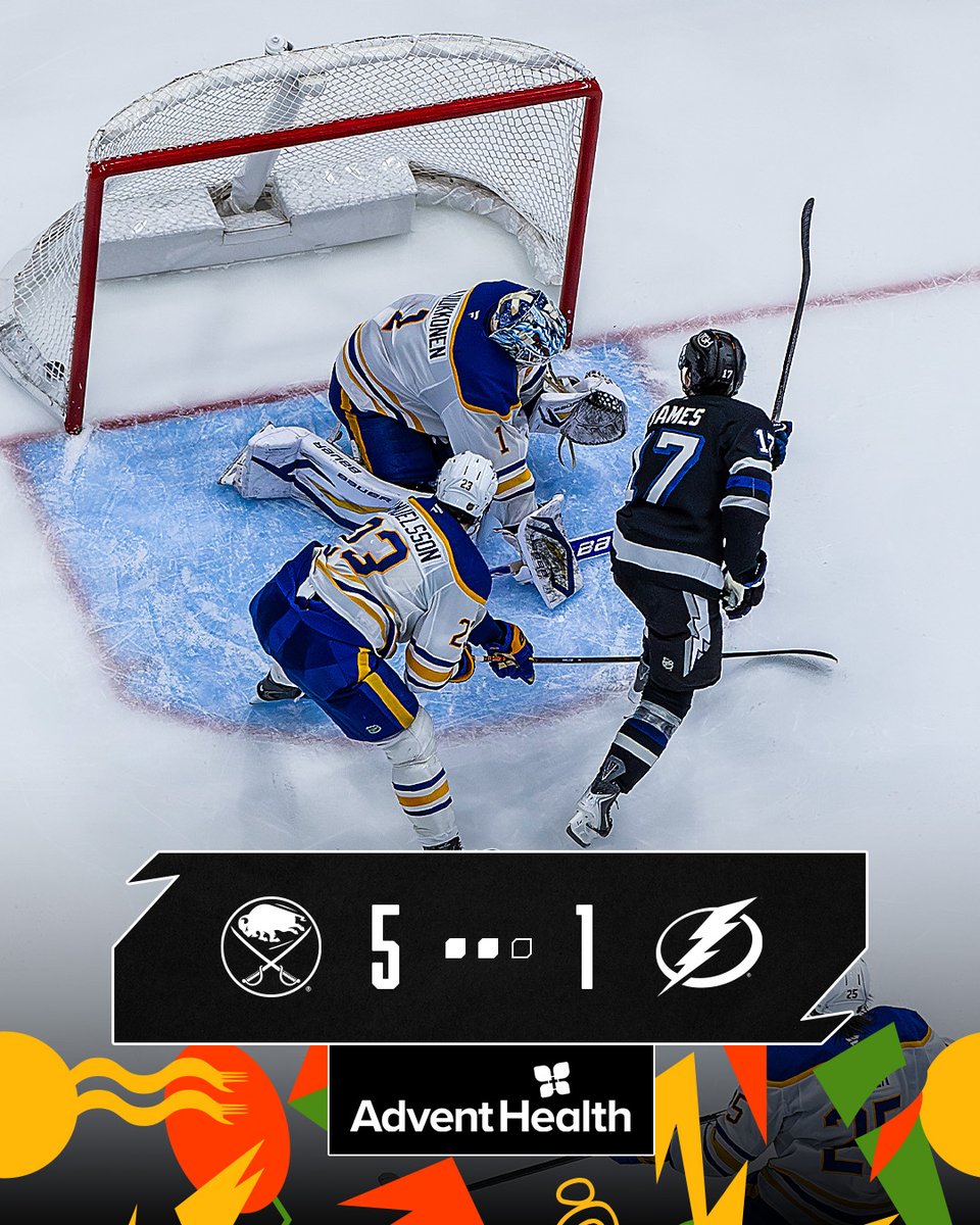 TBLightning's tweet photo. Through two. #BUFvsTBL https://t.co/5yoHNh7Gr8