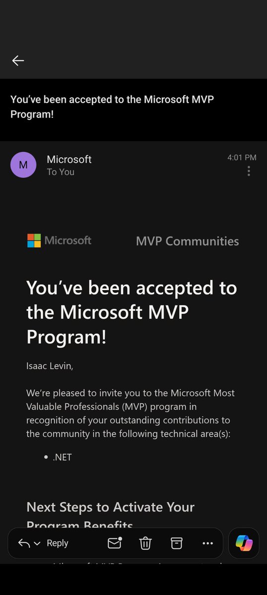 Isaac Levin tweet media