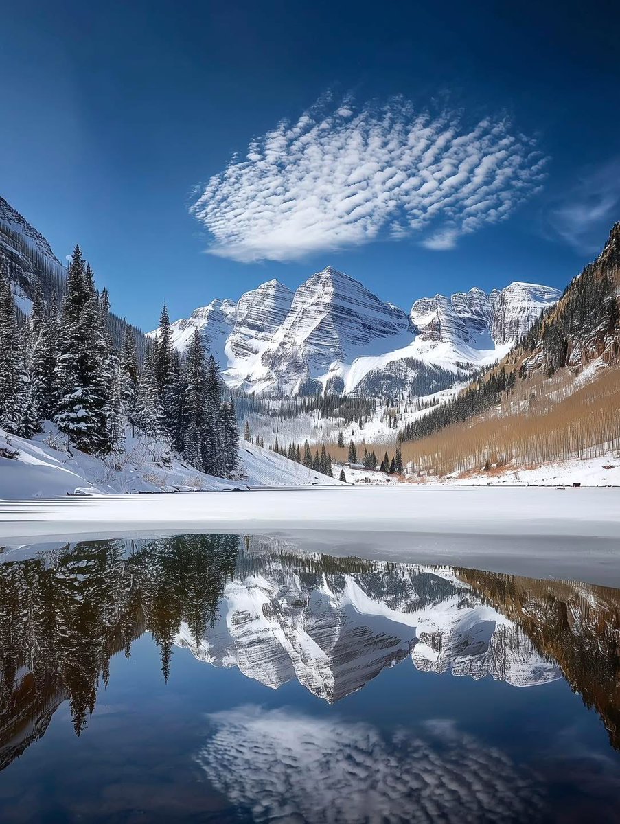 mshafqat72's tweet image. The breathtaking beauty of Maroon Bells in Colorado, United States 🇺🇸

Twin peaks rising above a mirror-calm alpine lake, painted with golden aspens and crisp mountain air.🍁🏔️

#MaroonBells #Colorado #RockyMountains #NatureLovers #MountainMagic #TravelUSA #Wanderlust