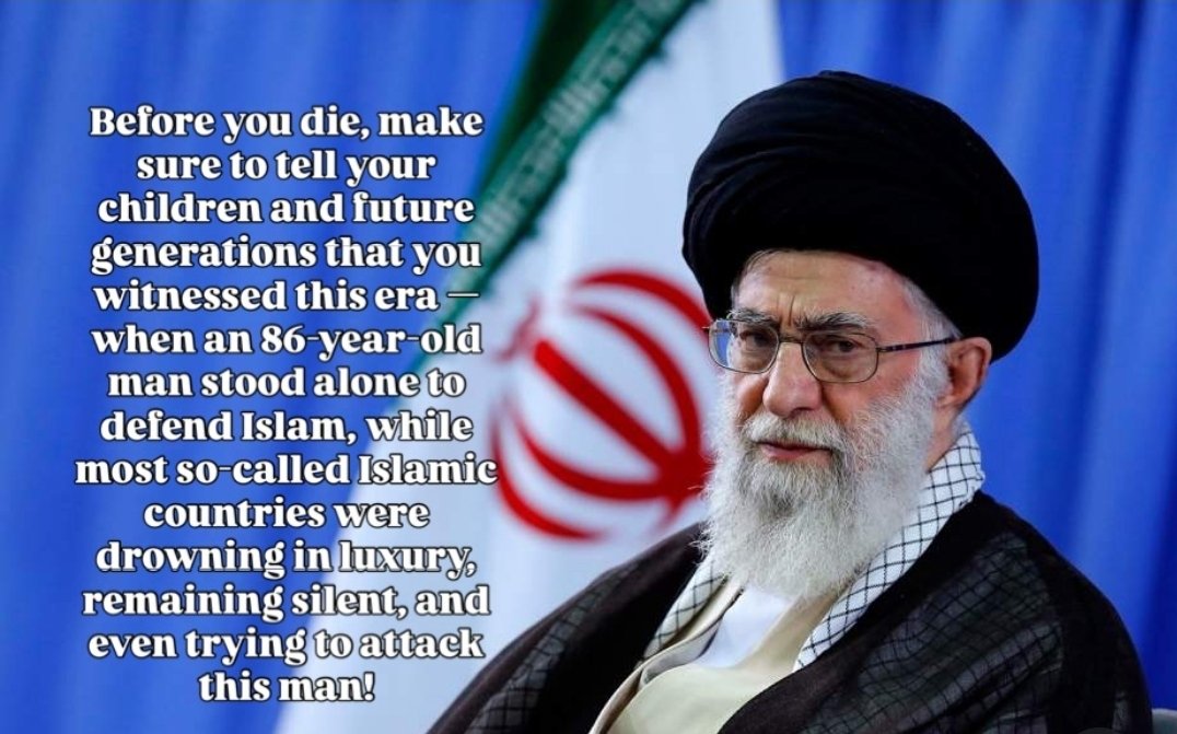justfatimathing's tweet photo. #Khamenei #Tehran #WorldWar3 https://t.co/CVzFTPjIMP