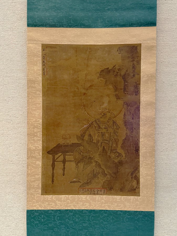 高麗仏画の静謐なまなざし】 本展の見どころのひとつ、五百羅漢図