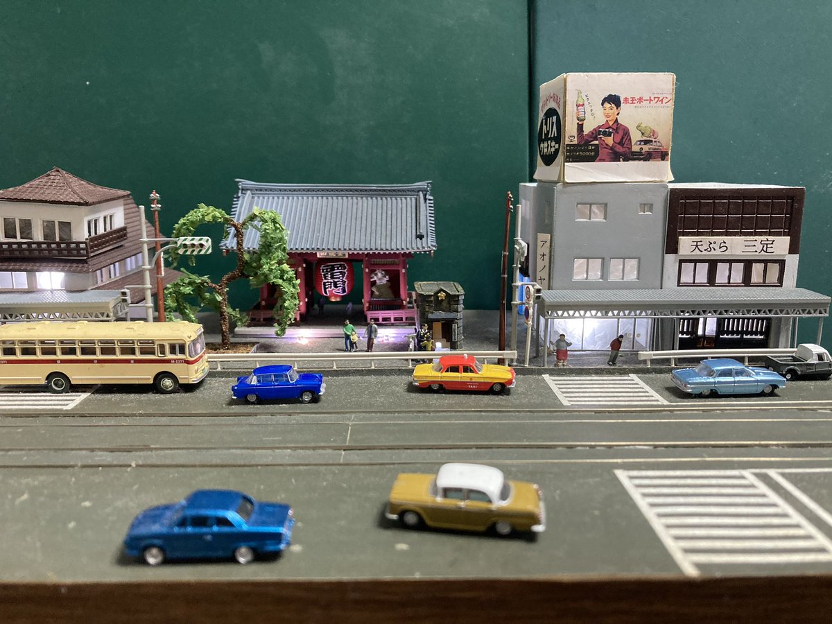 東京ジオラマ展2026まであと41日！ 浅草雷門（Black Junk） #東京