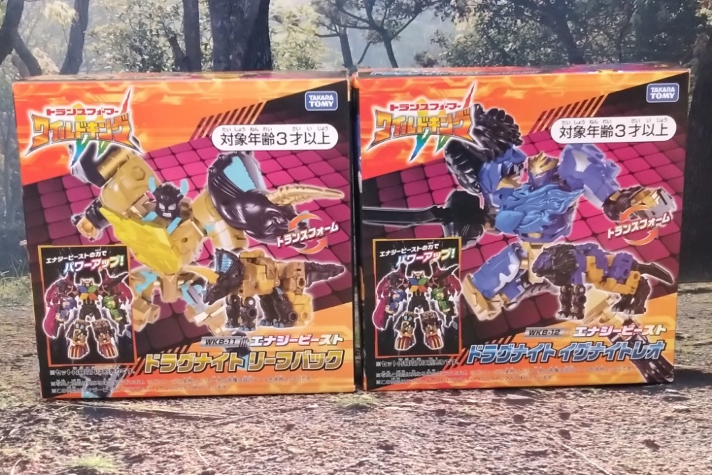 ドラグナイトリーフバック、ドラグナイトイグナイトレオ開封