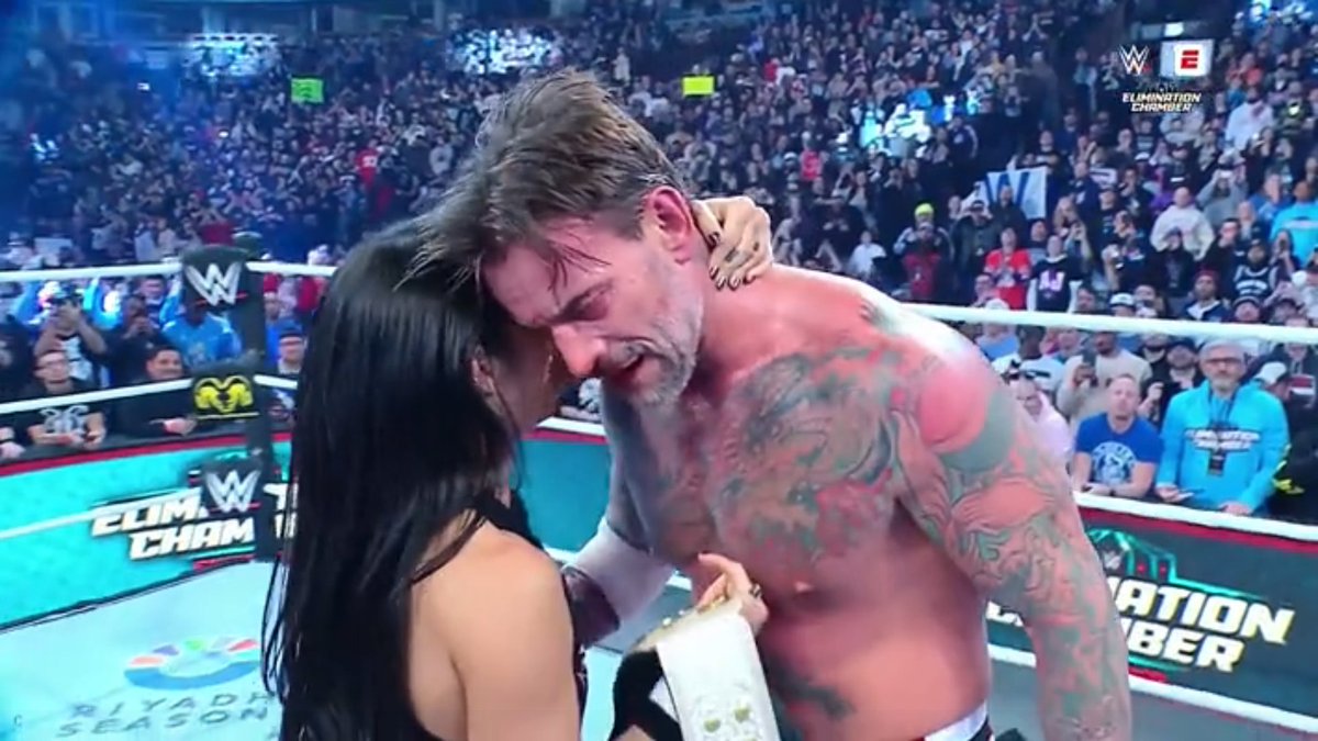 AJLeeNet's tweet photo. #AJLee #CMPunk #BestInTheWorld #WWE #WWEChamber https://t.co/pcVaLynQQg