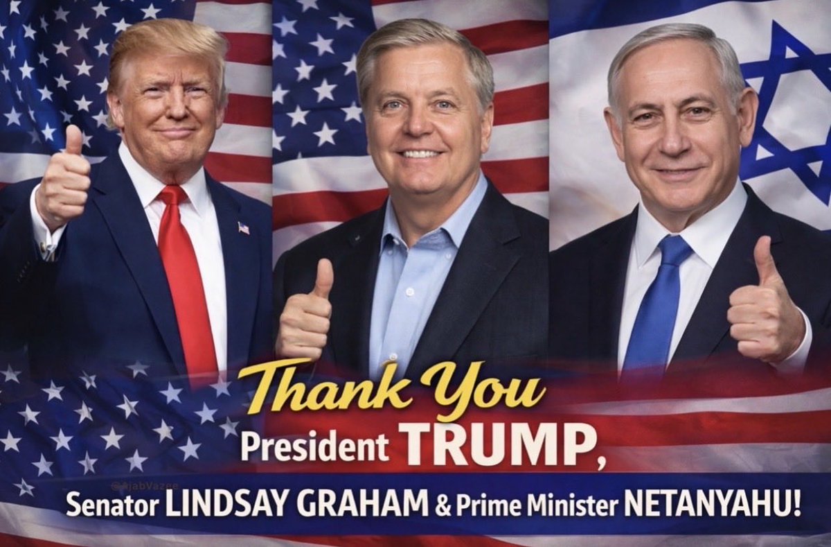<a href="/4thOfJuly365/">Mr. Star Spangled MAGA</a> @seif_arash Thank You President Trump!
Thank You PM Bibi Netanyahu!
Thank You Senator Lindsey Graham!

Your names have been etched in the hearts of millions of Iranians and in the history of Iran!

We will always remember the support you gave Iranian freedom fighters to free themselves from