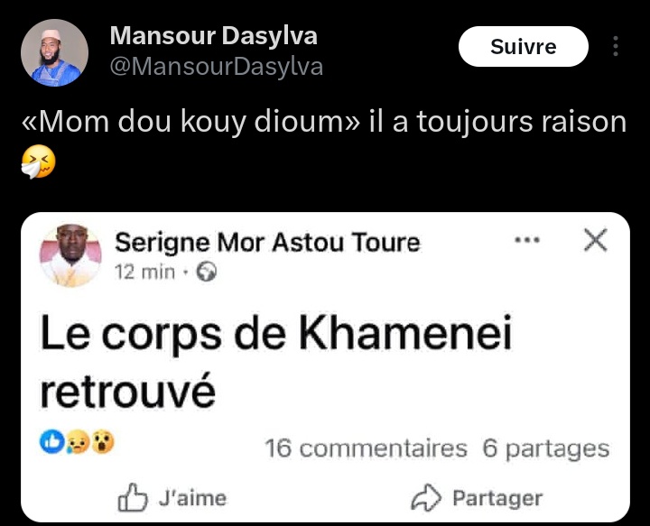 SERIGNEFALLOUW6's tweet photo. S mor dou kouy dioum
😪😪😪😪😪 https://t.co/3hELRK1KWg