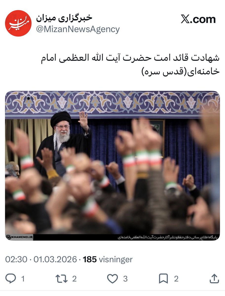 iranhr's tweet photo. The Islamic Republic’s state media have confirmed the death of Ali Khamenei. His death marks a turning point. For more than 35 years, he ruled as the undisputed leader of the Islamic Republic, holding absolute power and shaping its policies of repression. He was one of the world’s most consequential human rights violators, bearing responsibility for the loss of thousands of lives and for decades of torture, fear, and terror inflicted on the Iranian people.
Reports and images showing people expressing joy in the streets reflect the depth of the suffering his rule has caused. Seeing the victims and their families reclaim moments of hope and relief makes us hopeful as well. Yet, with his death, they are also denied the justice of seeing him held accountable in a court of law for the crimes committed under his rule. #Khamenei