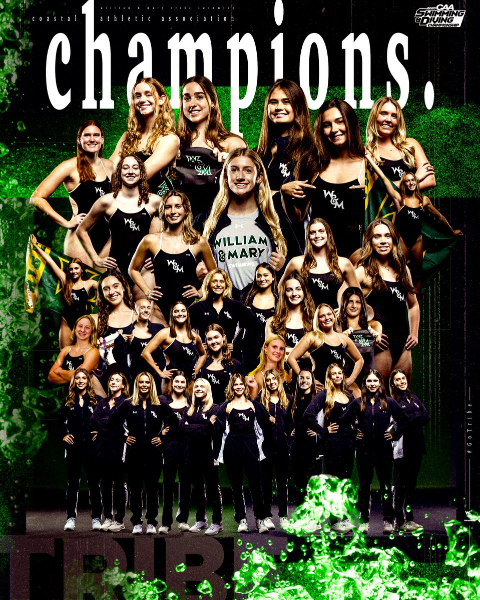 William & Mary Tribe Swimming tweet media