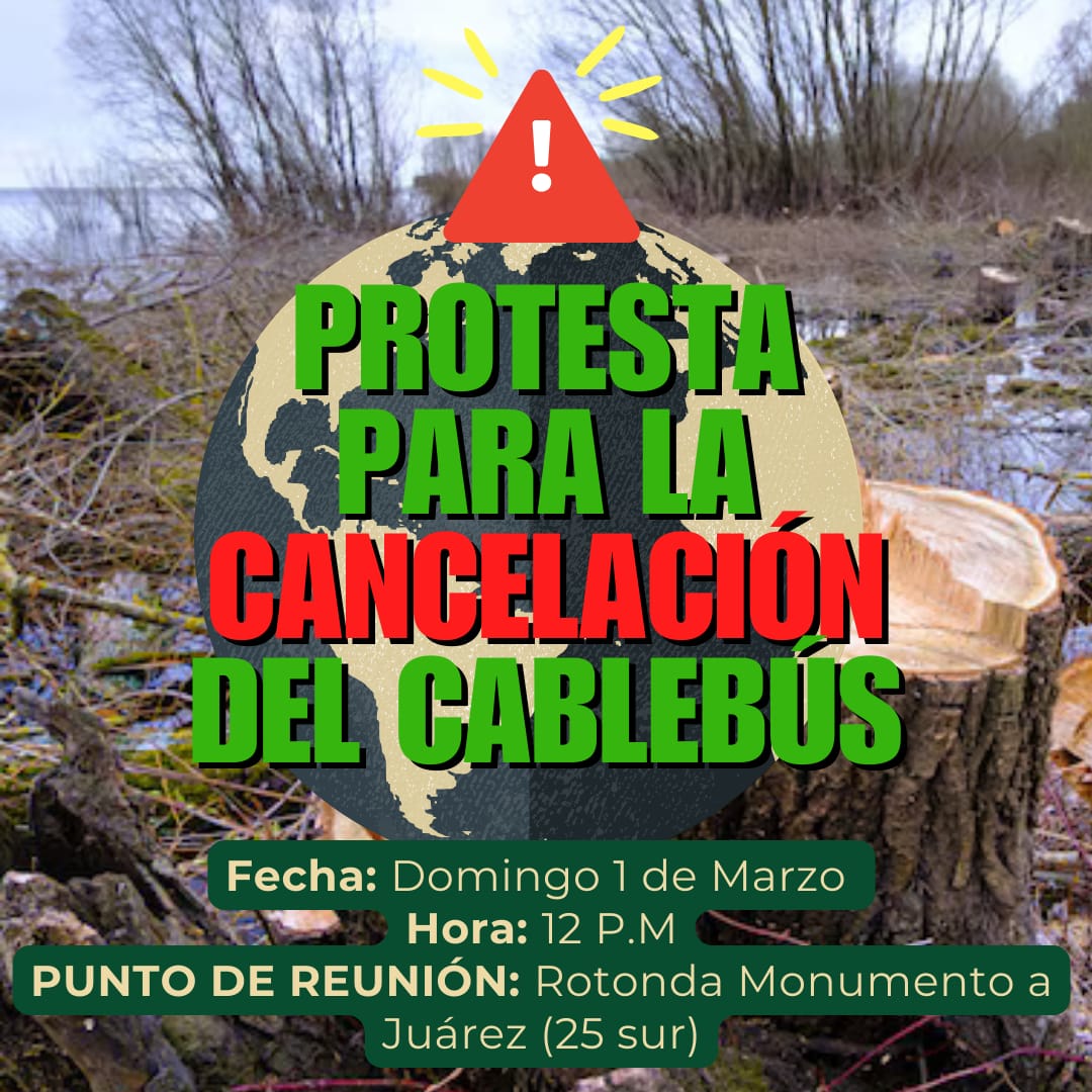 GuardabosqueUrb's tweet photo. 🙋🏻‍♂️ Recuerda que tienes una cita mañana a las 12:00 pm para defender nuestro presente. Ahí mostraremos rechazo a qué nuestros parques se llenen de cemento y que nuestra biodiversidad sea destruida. 🌺
Esta es una invitación totalmente ciudadana. 🌳 ¡Participa!
#Puebla #Cablebús 🐦 https://t.co/wuzfgO8te8