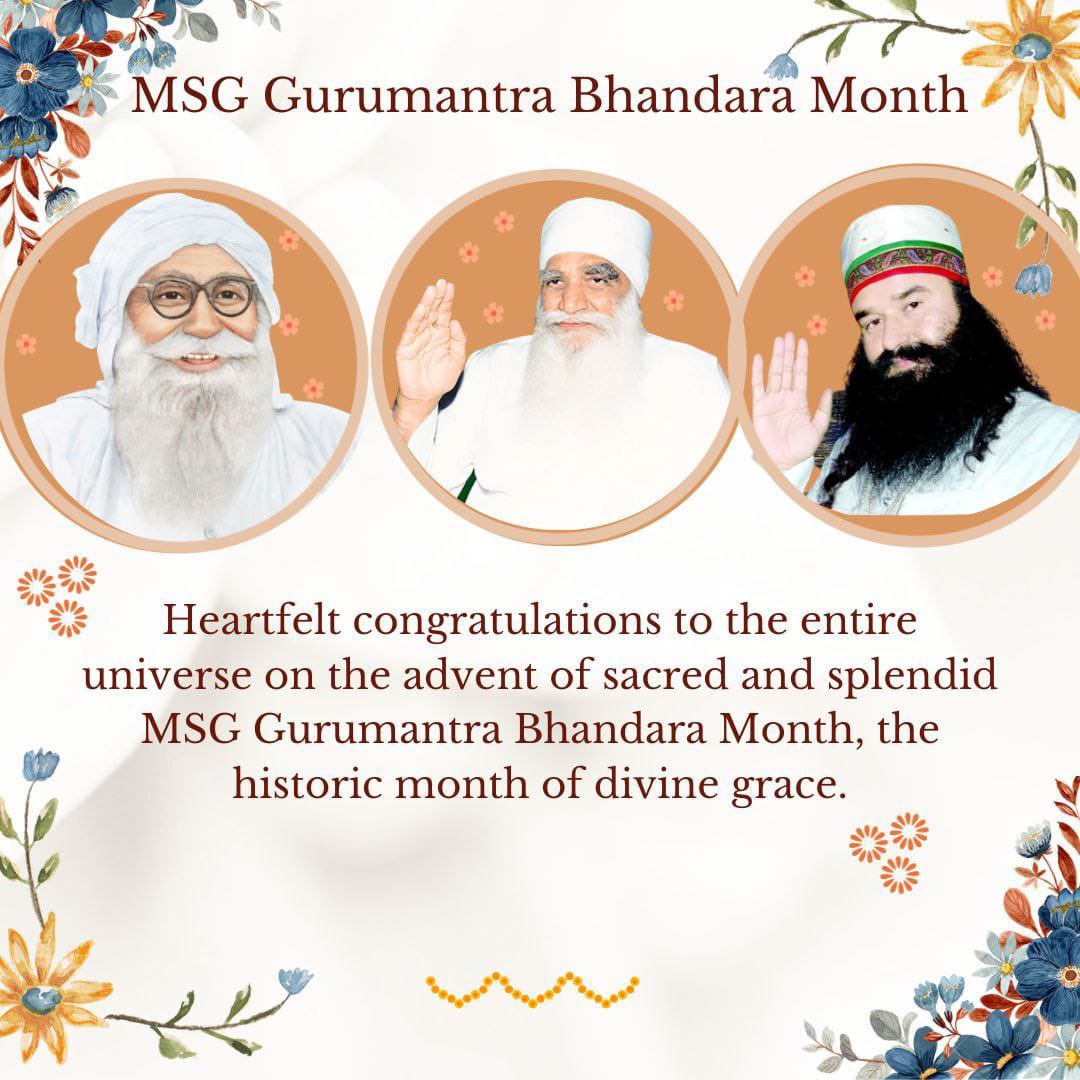 Reetgarg25's tweet photo. Greetings to the whole world on the #HolyMonthOfMeditation. A sacred time remembering the divine Gurmantra tradition and unity of spiritual guidance. Followers of DSD celebrate with selfless services, compassion, and welfare activities for humanity. https://t.co/3EgCBx0NtT