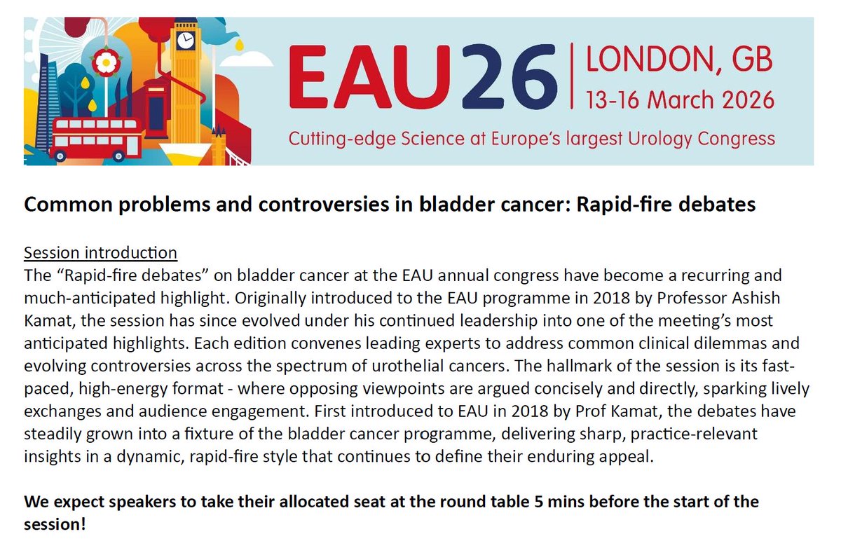 Ashish M. Kamat, MD, MBBS tweet media