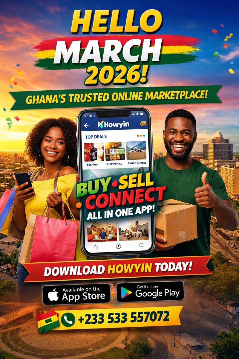 howyinOfficial's tweet photo. New Month. New Money Moves.

Creators earn.
Sellers go LIVE.
Affiliates get commissions.

This is Social Commerce built for Africa.

Download Howyin on Playstore &amp; Appstore.
+233533557072

#Howyin #CreatorEconomy #AfricanStartups #BuildInPublic https://t.co/qg87Umrs9Q