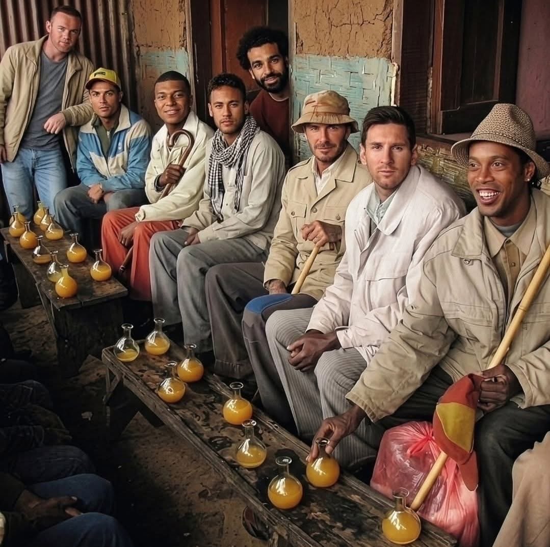 BehiwotTilahun's tweet image. I love this AI-generated 😂🤣😅🤣 picture.Saturday night vibes...

They are watching missiles fly in the sky over the Middle East.🇪🇹