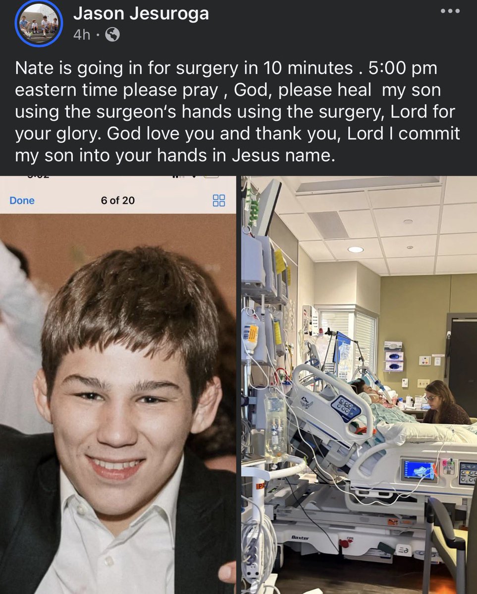 Pray for Nate Jesuroga! 🙏🏻