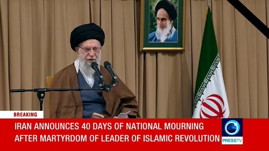 🇮🇷 The Iranian government has announced 40 days of public mourning and seven days of public holidays following the killing of Supreme Leader Khamenei.

It also announced 7 days of public holidays.

Source: Fars News Agency / TOI