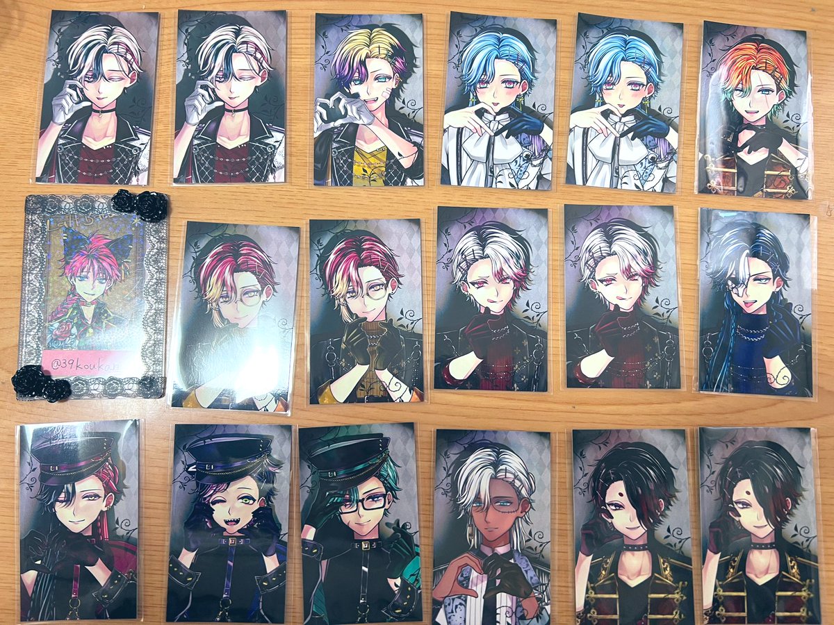 交換】悪魔執事と黒い猫 あくねこ バレンタイントレカ風カード 譲