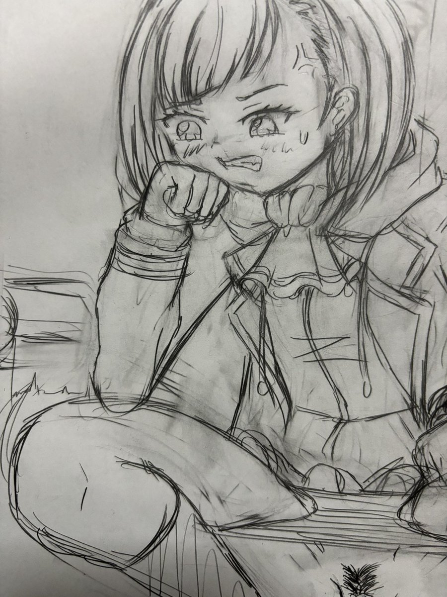 放尿絵を描くのは初かもしれない(ドマイナー作品の二次叡智絵) 