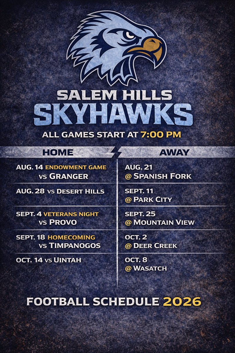 Salem Hills Football (official) tweet media