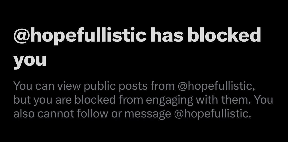 Add another comment then block. Fucking moron.