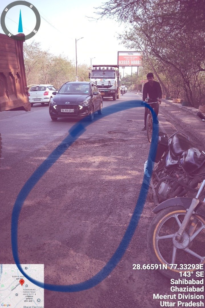 गाजियाबाद सूर्य नगर रेलवे पुल ऊपर काफी बड़ा गड्ढा है जिससे आए दिन बाइक सवार गिरते हैं और चोट लग जाती है कृपया इस गड्ढे को जल्द से जल्द ठीक करें 
<a href="/CMOfficeUP/">CM Office, GoUP</a> <a href="/KNPSS_/">#KNPSS🇮🇳</a> <a href="/dm_ghaziabad/">DM Ghaziabad</a> <a href="/ghaziabadpolice/">POLICE COMMISSIONERATE GHAZIABAD</a> <a href="/dm_ghaziabad/">DM Ghaziabad</a> <a href="/sonvirpalKNPSS/">सोनवीर पाल</a>