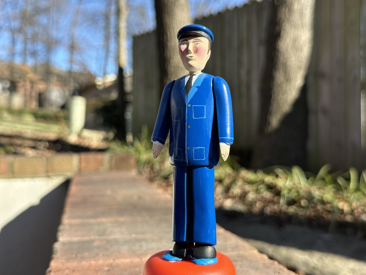 Mr_C_Railway's tweet photo. I am going to start selling these. The fat controller is 4 inches and the driver is 5 inches. DM me for more details!!! https://t.co/Mre2Q74VjZ
