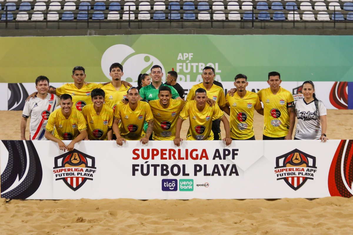 San Antonio se alza con la etapa 2 de la Superliga APF de Fútbol Playa

Derrota en la final al Sportivo Luqueño por 7-3 para ser los nuevos vencedores.

Los detalles 🔗 lnk.ec/MbS2j_

#APFFútbolPlaya ⚽